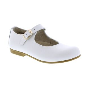 Footmates White Kids Mary Jane Shoes